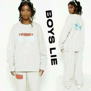 Boys Lie First Impressions Crew Neck Sweatshirt